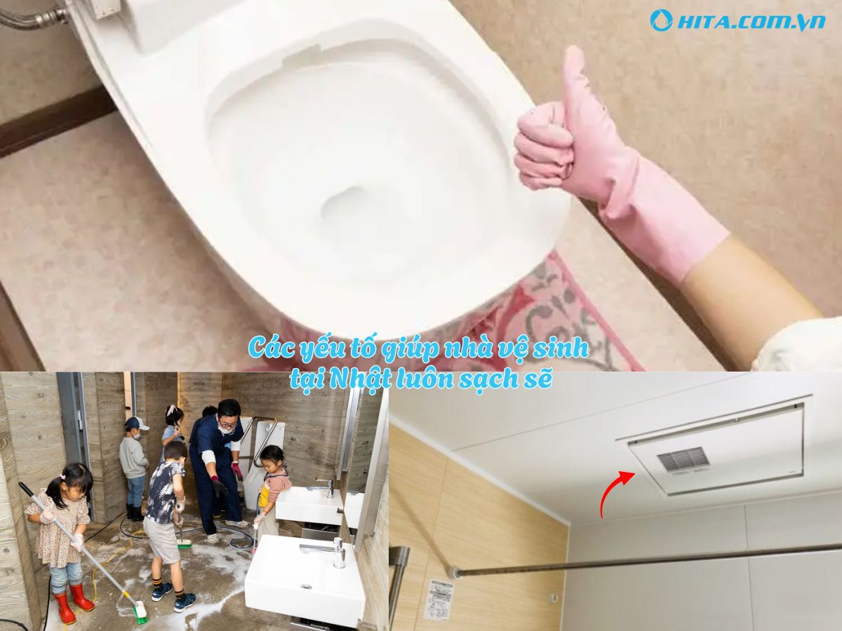 C&aacute;c yếu tố gi&uacute;p nh&agrave; vệ sinh tại Nhật lu&ocirc;n sạch sẽ