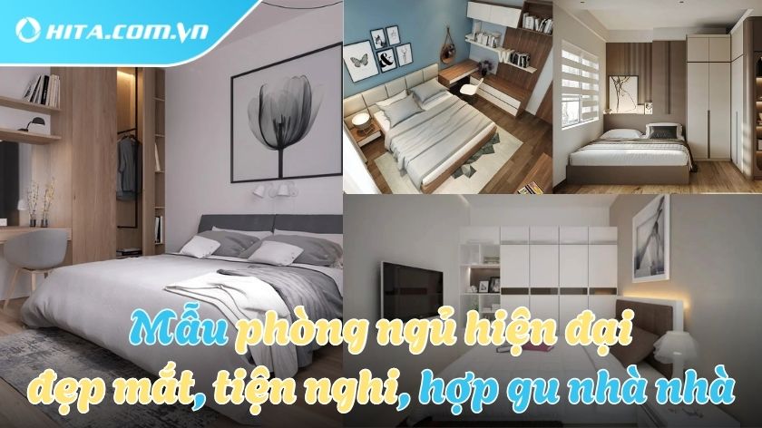 Các mẫu phòng ngủ hiện đại, thoải mái gia chủ nào cũng mê
