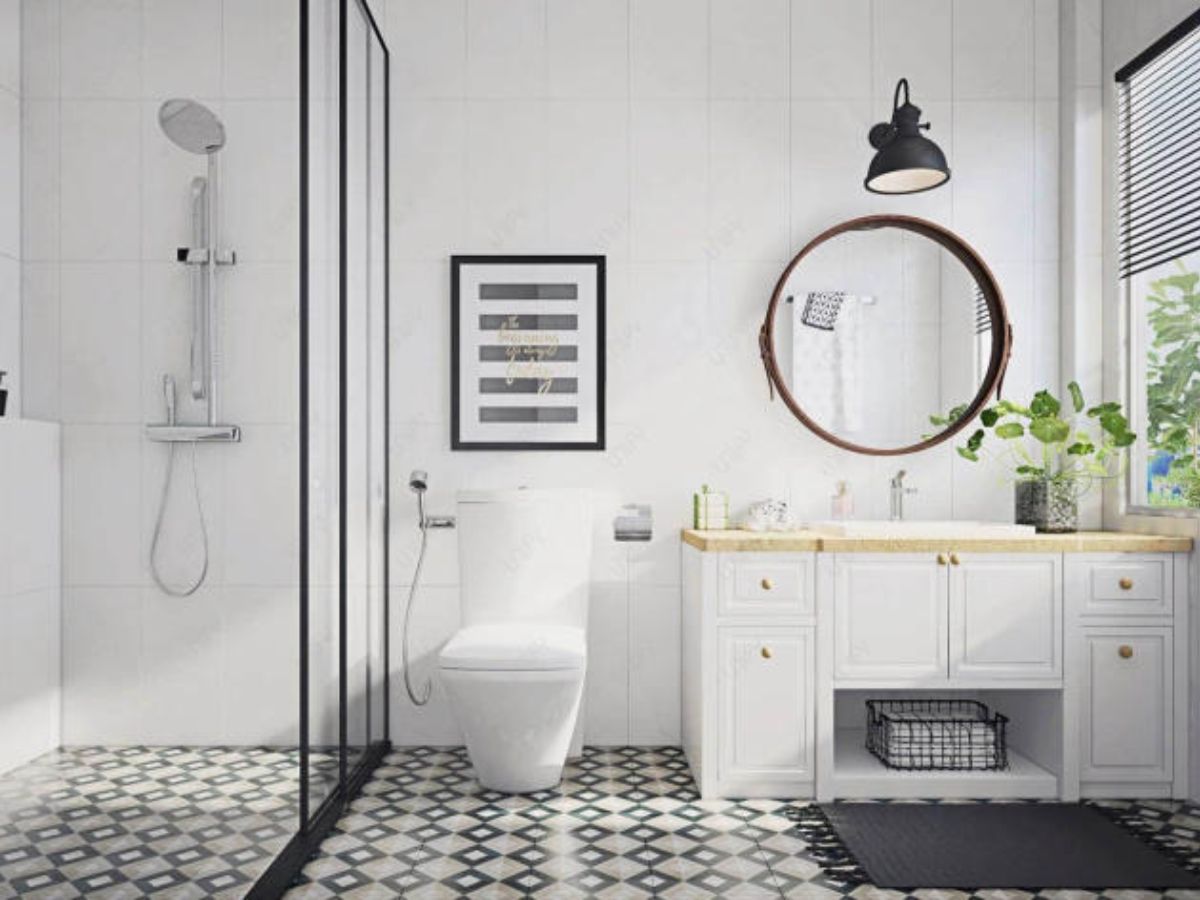 Sử dụng gạch b&ocirc;ng hợp l&yacute; gi&uacute;p tạo điểm nhấn cho kh&ocirc;ng gian m&agrave; kh&ocirc;ng bị rối mắt