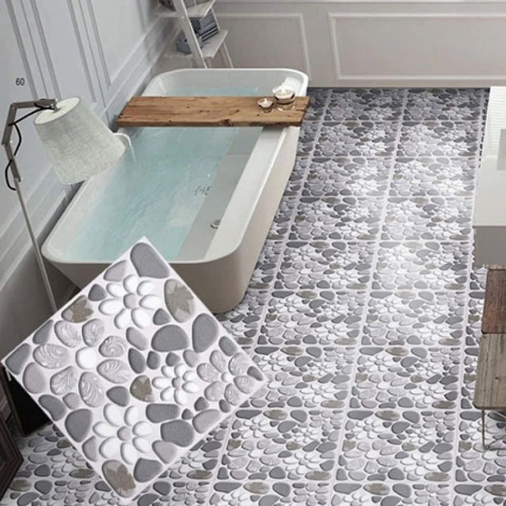 Gạch giả sỏi l&agrave; mẫu gạch l&aacute;t nh&agrave; vệ sinh đẹp v&agrave; an to&agrave;n