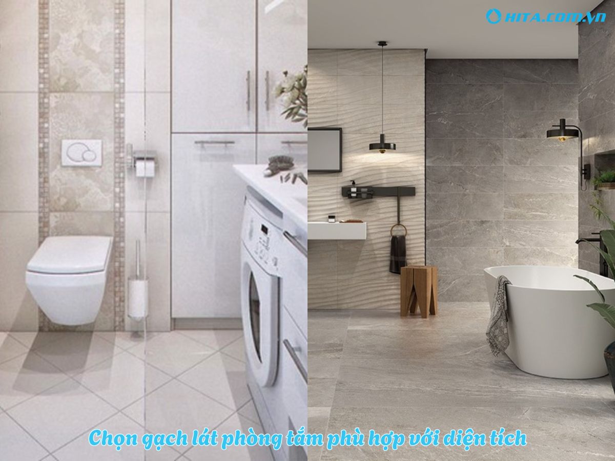 C&aacute;ch chọn gạch cho nh&agrave; vệ sinh, ph&ograve;ng tắm