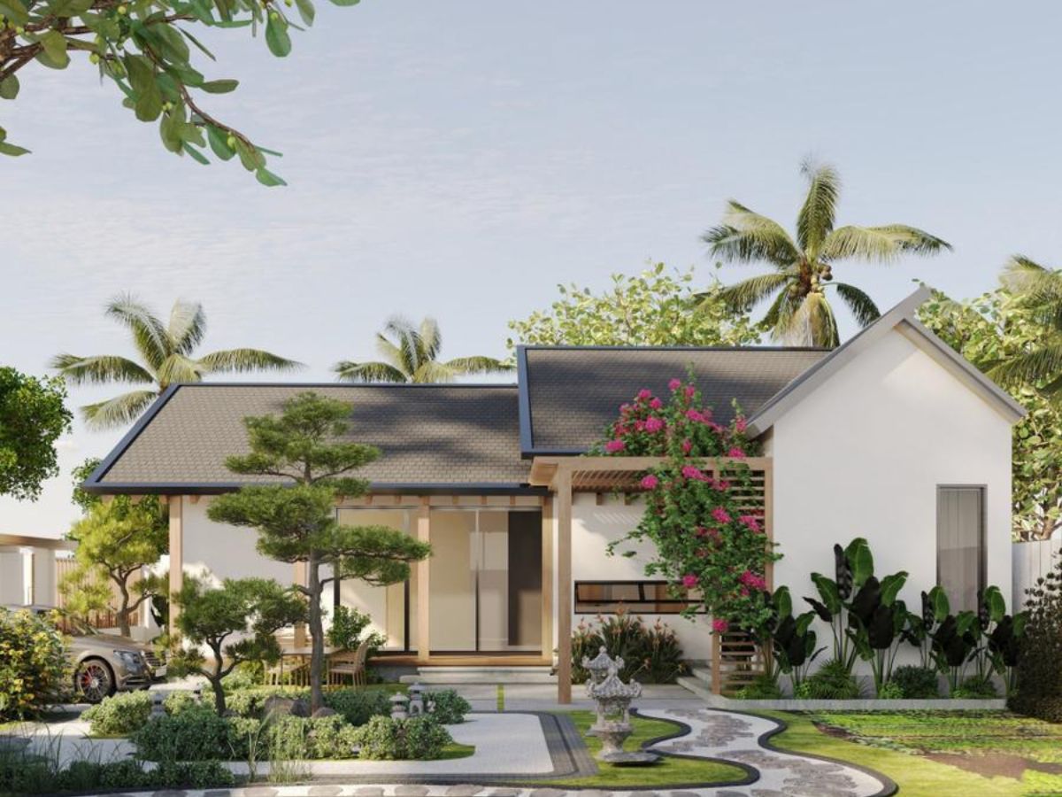 Nh&agrave; vườn nhỏ đẹp cấp 4