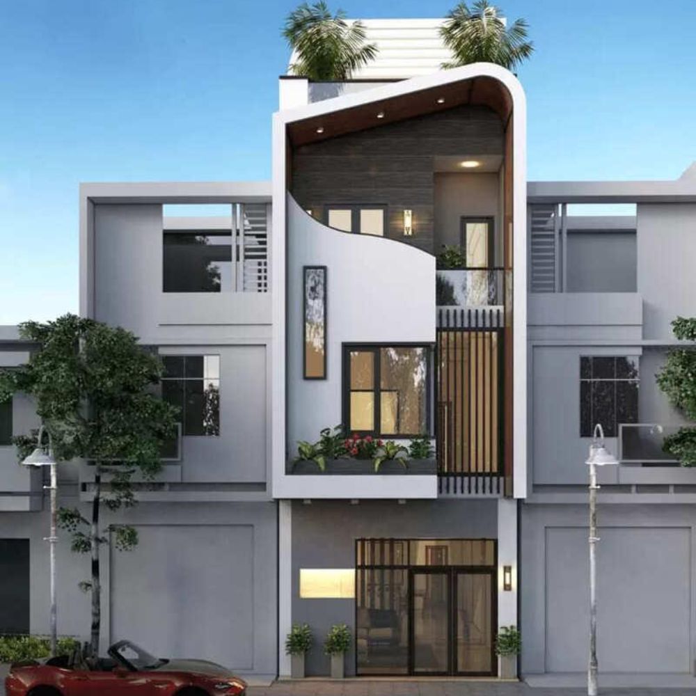 C&aacute;c đặc điểm đặc trưng gi&uacute;p nh&agrave; ống 3 tầng 5m dễ d&agrave;ng tạo điểm nhấn để c&oacute; mặt tiền nổi bật