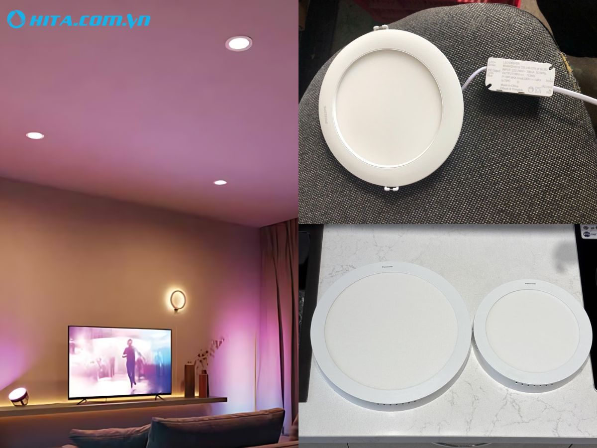Đ&egrave;n Led &acirc;m trần l&agrave; thiết bị chiếu s&aacute;ng phổ biến tr&ecirc;n thị trường