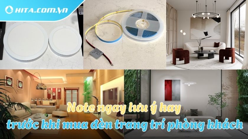 Những điều cần biết khi mua đèn trang trí phòng khách