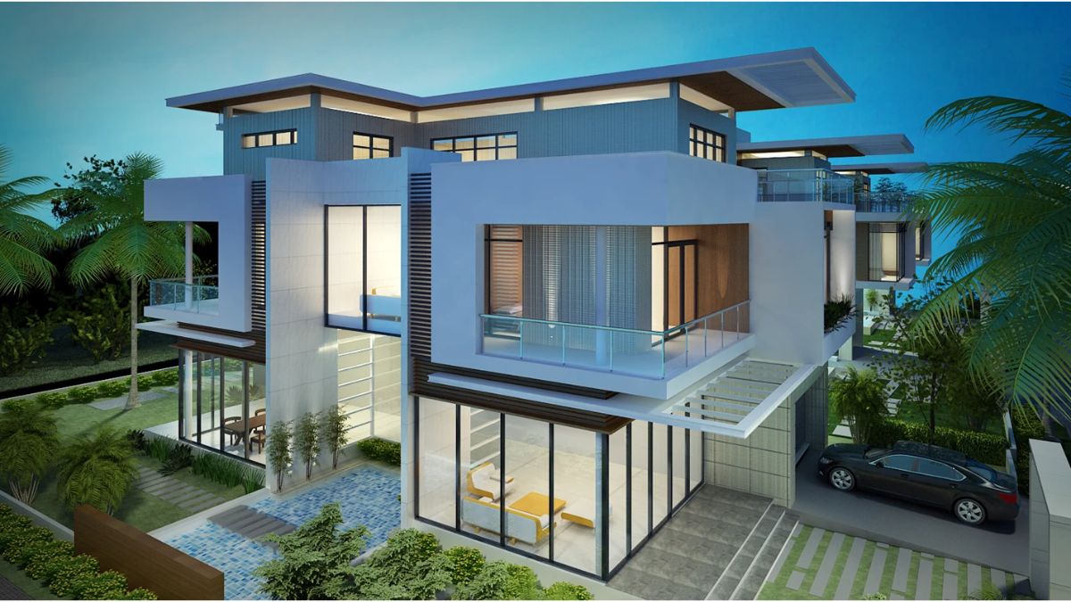 Biệt thự kết hợp s&acirc;n vườn tho&aacute;ng đ&atilde;ng, thư gi&atilde;n