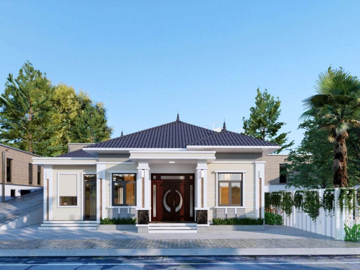 Nh&agrave; m&aacute;i Nhật với t&ocirc;ng trắng thanh lịch, tinh tế