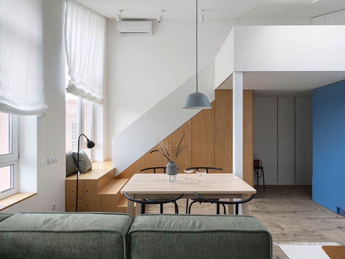 Mẫu nh&agrave; g&aacute;c lửng đơn giản 1