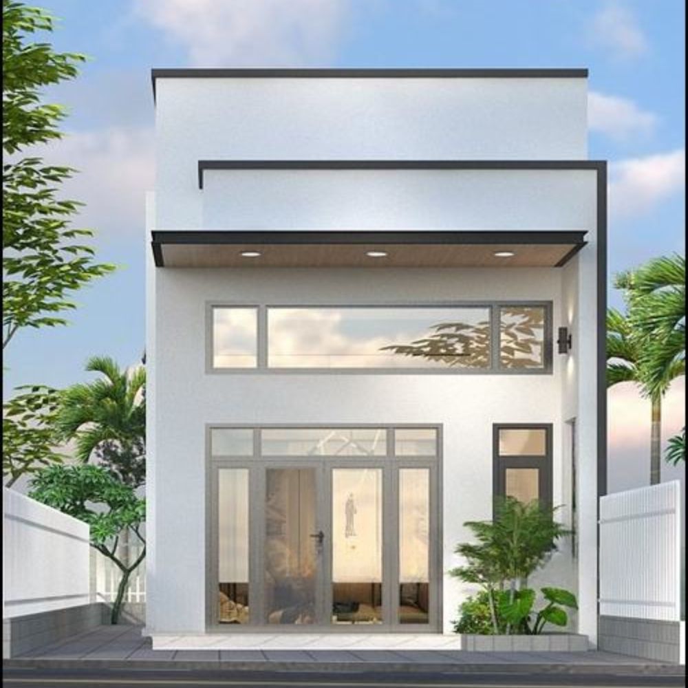Nh&agrave; tầng lửng đơn giản c&oacute; t&ocirc;ng m&agrave;u trung t&iacute;nh h&agrave;i h&ograve;a