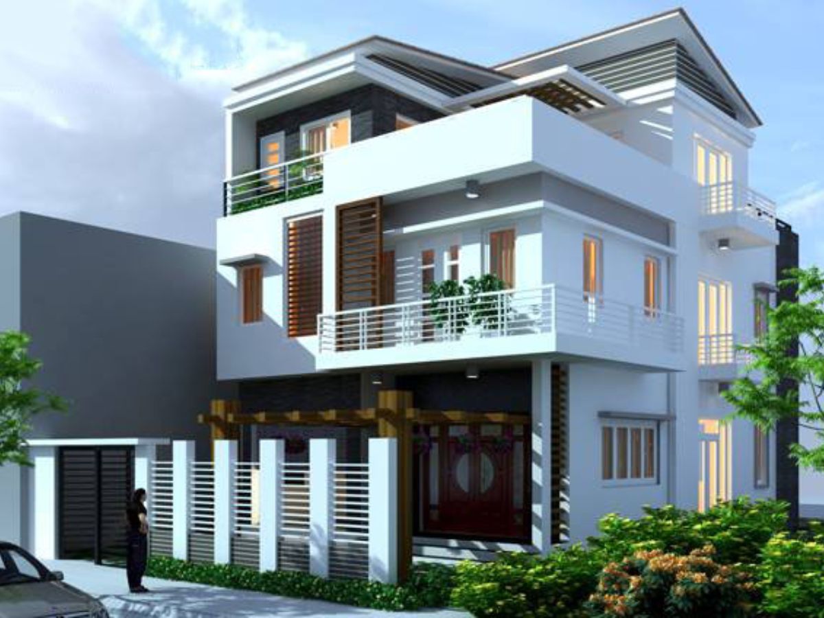 Nh&agrave; vu&ocirc;ng 3 tầng mang đến kh&ocirc;ng gian sống rộng r&atilde;i, thoải m&aacute;i