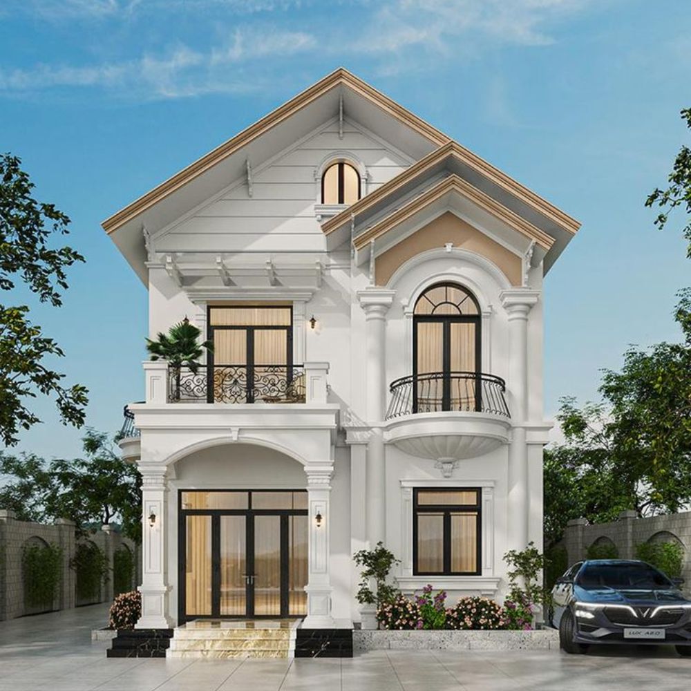 Mẫu nh&agrave; vu&ocirc;ng m&aacute;i Th&aacute;i