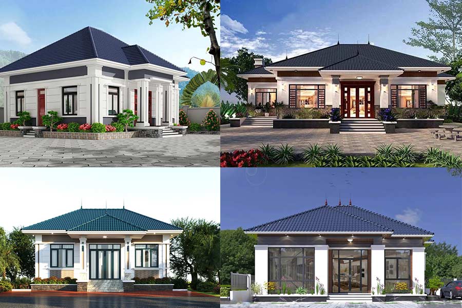 Mẫu nh&agrave; vu&ocirc;ng hiện đại ph&ugrave; hợp với đa dạng diện t&iacute;ch đất