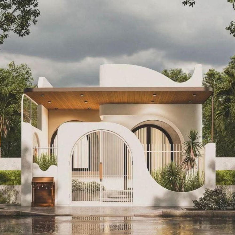 Mẫu nh&agrave; vu&ocirc;ng đẹp phong c&aacute;ch Wabi Sabi