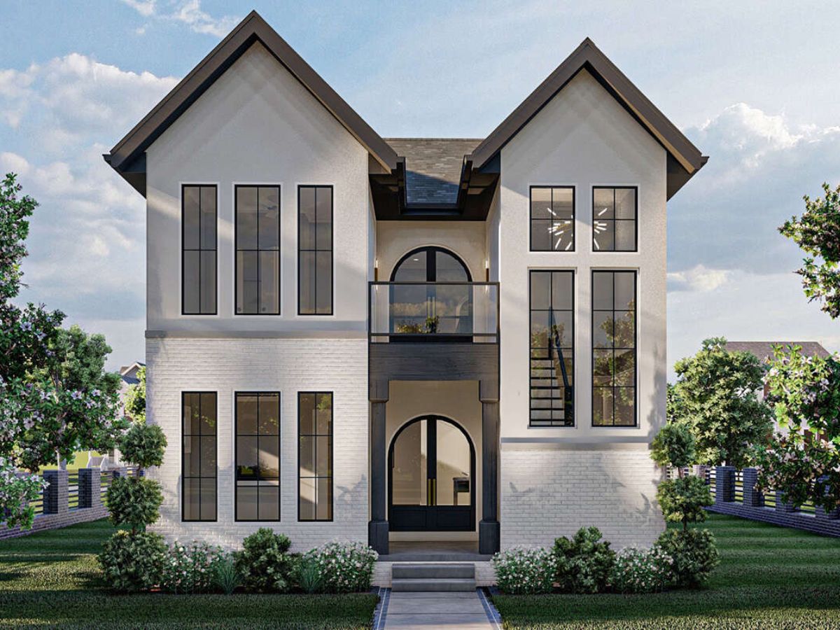 Mẫu nh&agrave; vu&ocirc;ng đẹp phong c&aacute;ch ch&acirc;u &Acirc;u