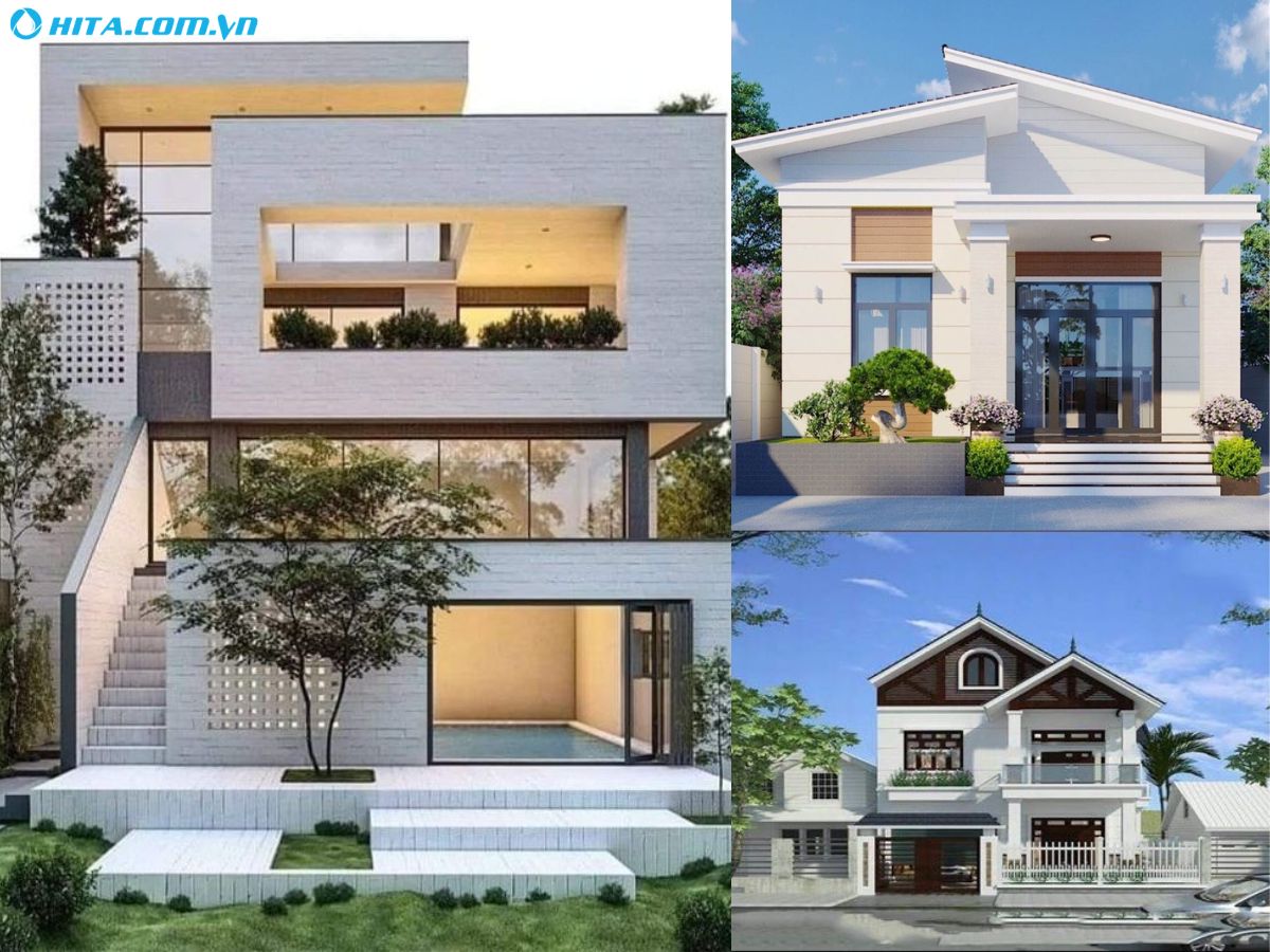 Mẫu nh&agrave; vu&ocirc;ng đẹp dễ d&agrave;ng tạo điểm nhấn với c&aacute;c chi tiết trang tr&iacute;