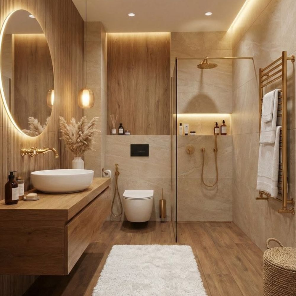 Hướng dẫn chọn thiết bị vệ sinh ph&ugrave; hợp với nh&agrave; tắm phong c&aacute;ch Vintage 8