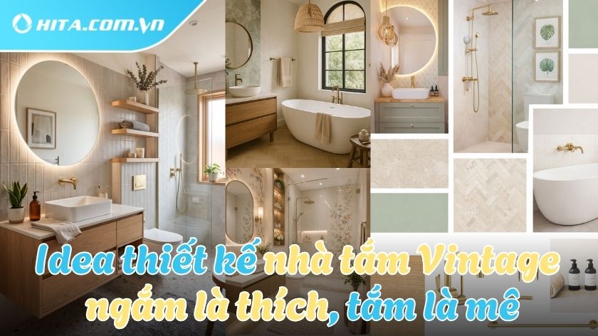 Khám phá xu hướng thiết kế nhà tắm phong cách Vintage