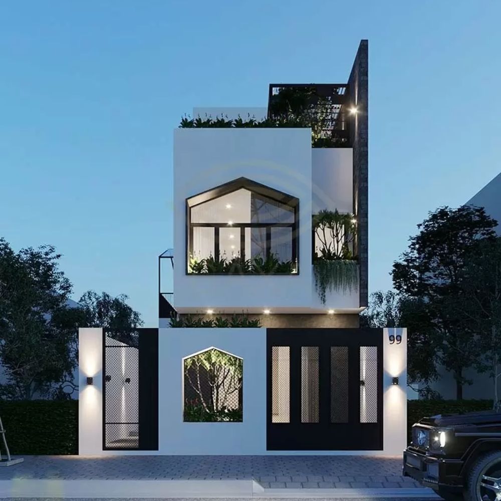 Mẫu nh&agrave; 1 lầu 1 trệt đẹp 6x15 thường c&oacute; phong c&aacute;ch tối giản, hiện đại