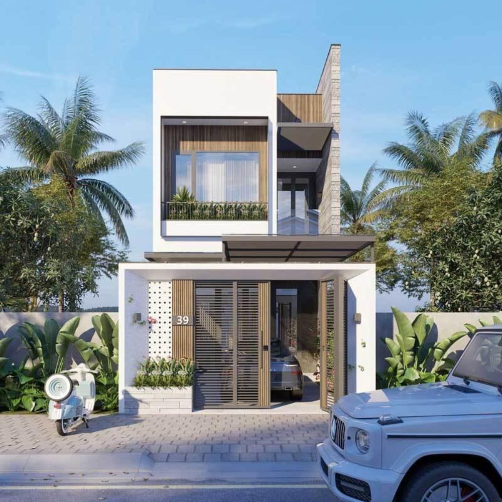 Mẫu nh&agrave; 1 trệt 1 lầu gi&uacute;p tối ưu chi ph&iacute; hiệu quả