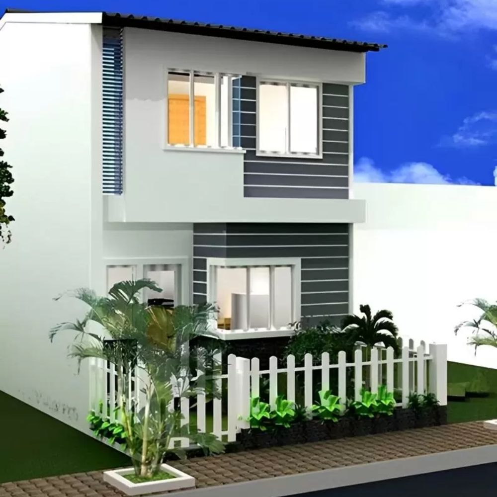 Nh&agrave; 1 trệt 1 lầu m&aacute;i t&ocirc;n ph&ugrave; hợp với những gia đ&igrave;nh muốn tối ưu ng&acirc;n s&aacute;ch x&acirc;y nh&agrave;