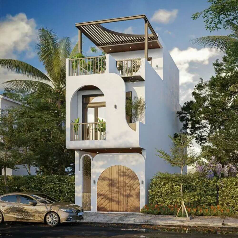 Thiết kế th&ecirc;m tầng tum gi&uacute;p nh&agrave; 1 trệt 1 lầu mở rộng kh&ocirc;ng gian hiệu quả