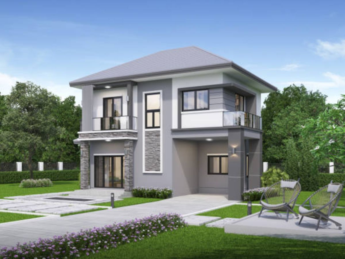 Thiết kế khu vực hi&ecirc;n nh&agrave; c&oacute; lối đi l&aacute;t đ&aacute; v&agrave; chỗ ngồi thư gi&atilde;n