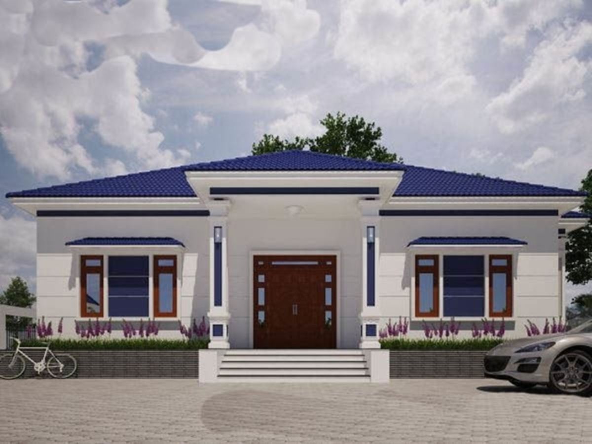 Nh&agrave; ba gian l&agrave; kiểu nh&agrave; gồm 3 ph&ograve;ng, với gian giữa rộng nhất v&agrave; 2 gian phụ ở 2 b&ecirc;n