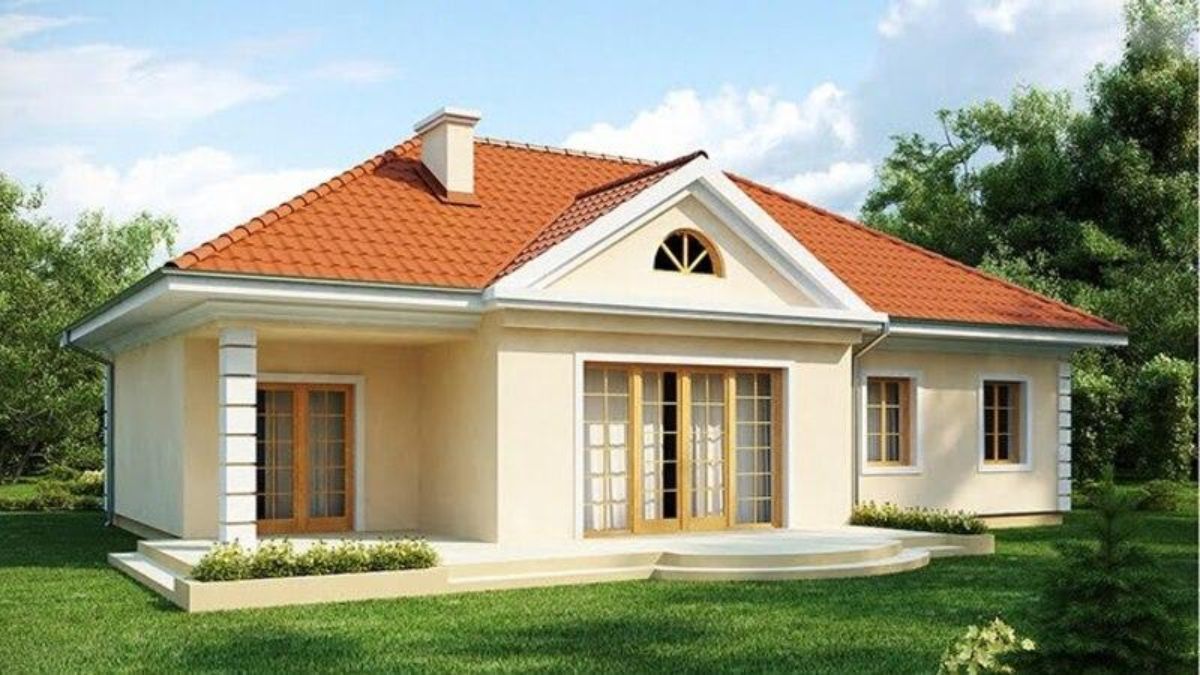 Mẫu nh&agrave; gỗ 3 gian hiện đại