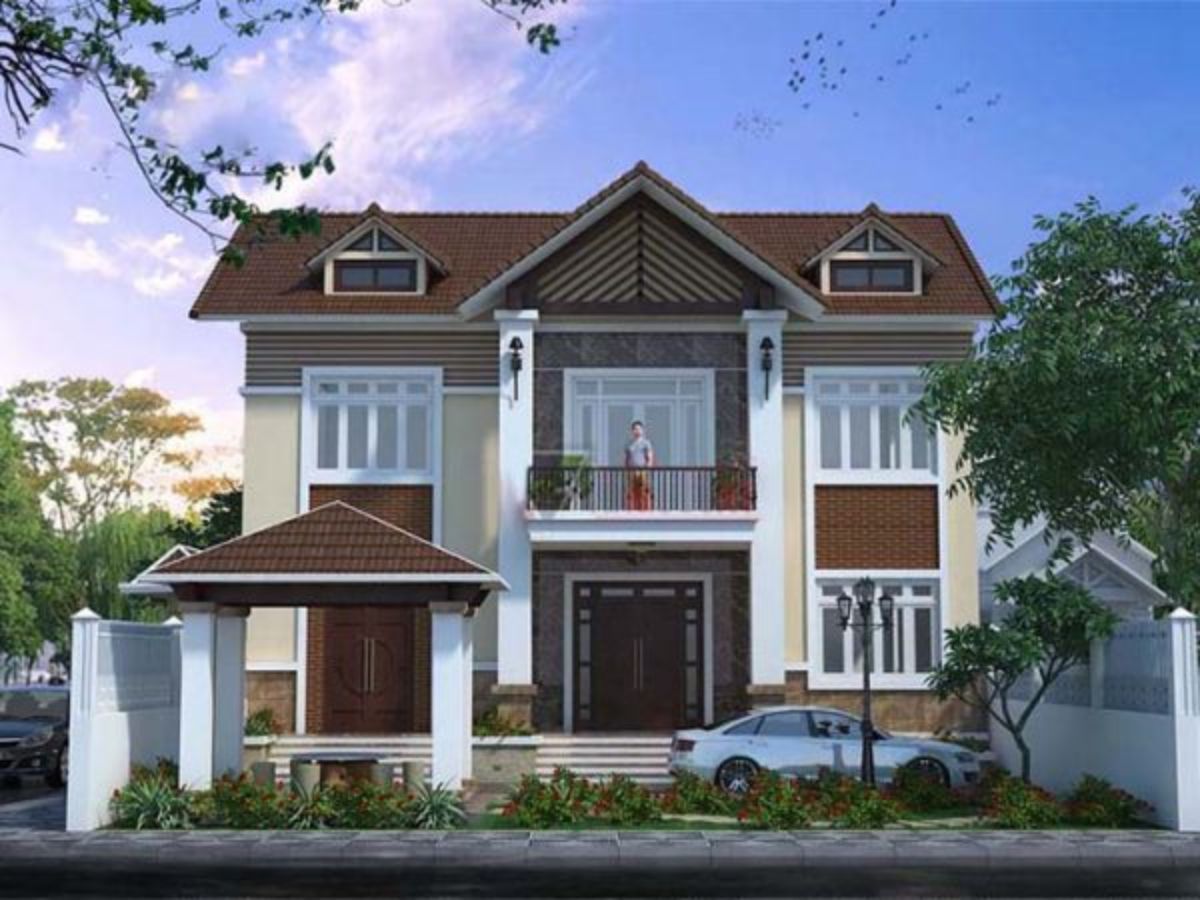 Mẫu nh&agrave; 3 gian 2 tầng 2