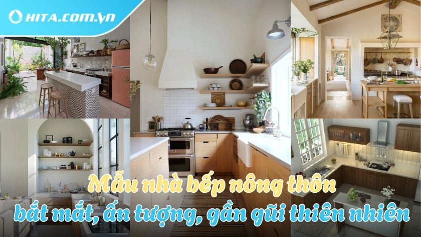 20+ mẫu nhà bếp đẹp thông thoáng, gọn gàng ở nông thôn