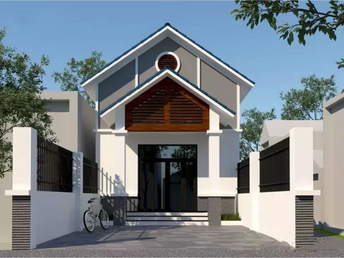 Mẫu nh&agrave; 5x20 cấp 4 c&oacute; mặt tiền hẹp