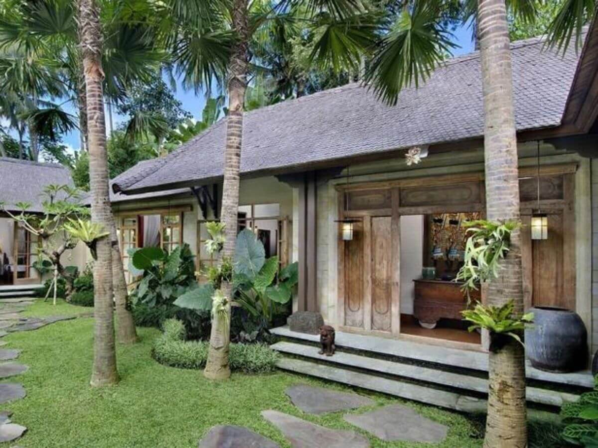 Mẫu nh&agrave; vườn cấp 4 phong c&aacute;ch Tropical