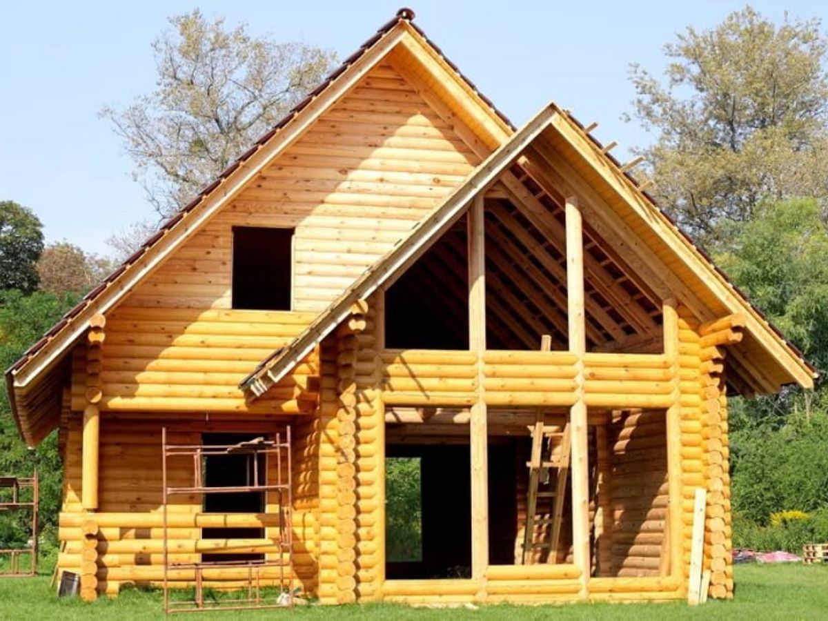 Mẫu nh&agrave; gỗ tr&ograve;n c&oacute; sự ổn định v&agrave; khả năng c&aacute;ch nhiệt tốt