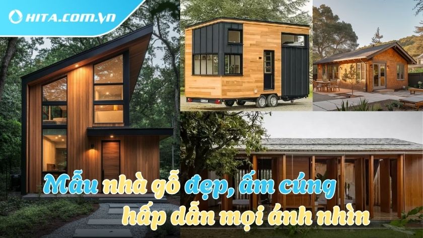 20+ mẫu nhà gỗ đẹp, mộc mạc nhưng đầy cuốn hút