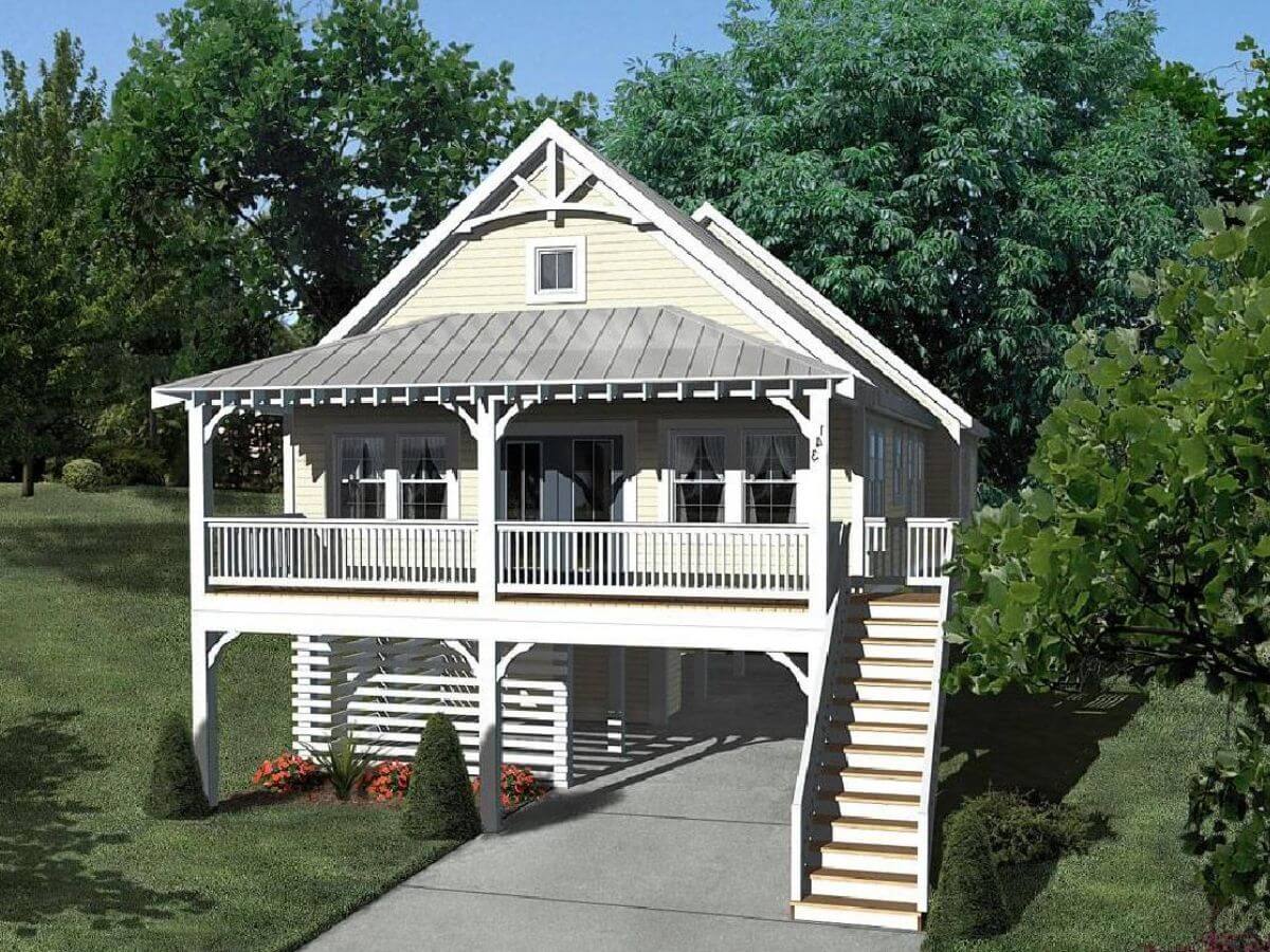 Mẫu nh&agrave; s&agrave;n nhỏ đẹp đơn giản, hiện đại