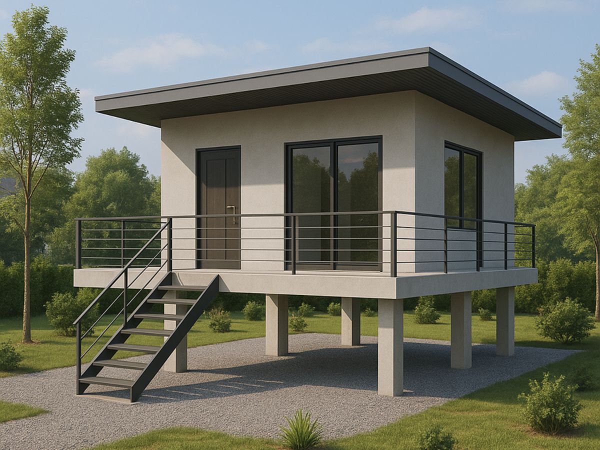 Mẫu nh&agrave; s&agrave;n b&ecirc; t&ocirc;ng hiện đại