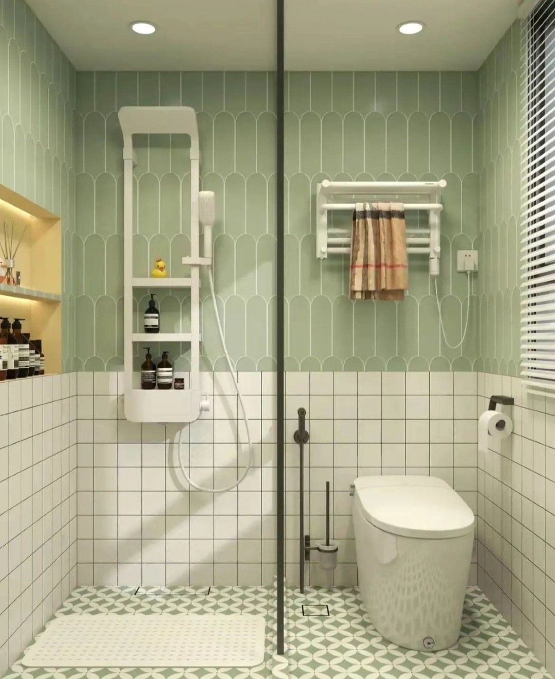 Ý tưởng các mẫu nhà vệ sinh nhỏ đẹp đầy đủ tiện nghi