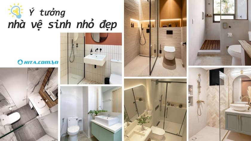 Ý tưởng các mẫu nhà vệ sinh nhỏ đẹp - bắt kịp xu hướng hiện đại & tiện nghi