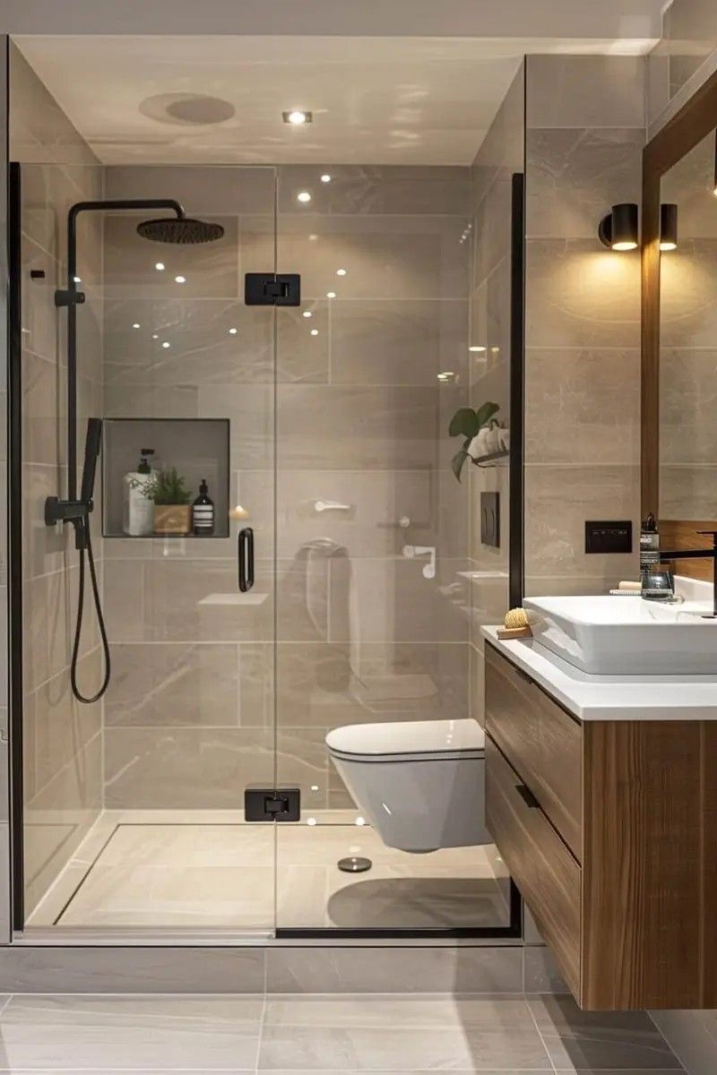 Tạo ánh sáng mở rộng không gian cho nhà tắm diện tích nhỏ