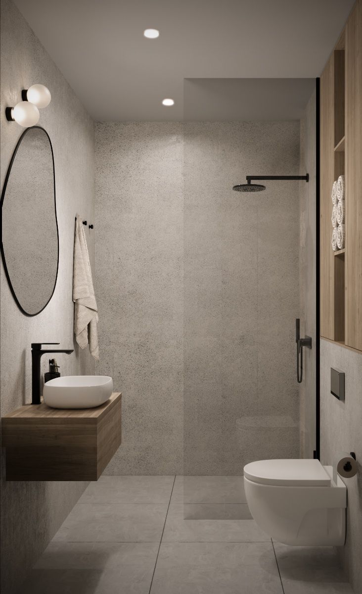 Ứng dụng phong cách tối giản cho nhà tắm có diện tích nhỏ