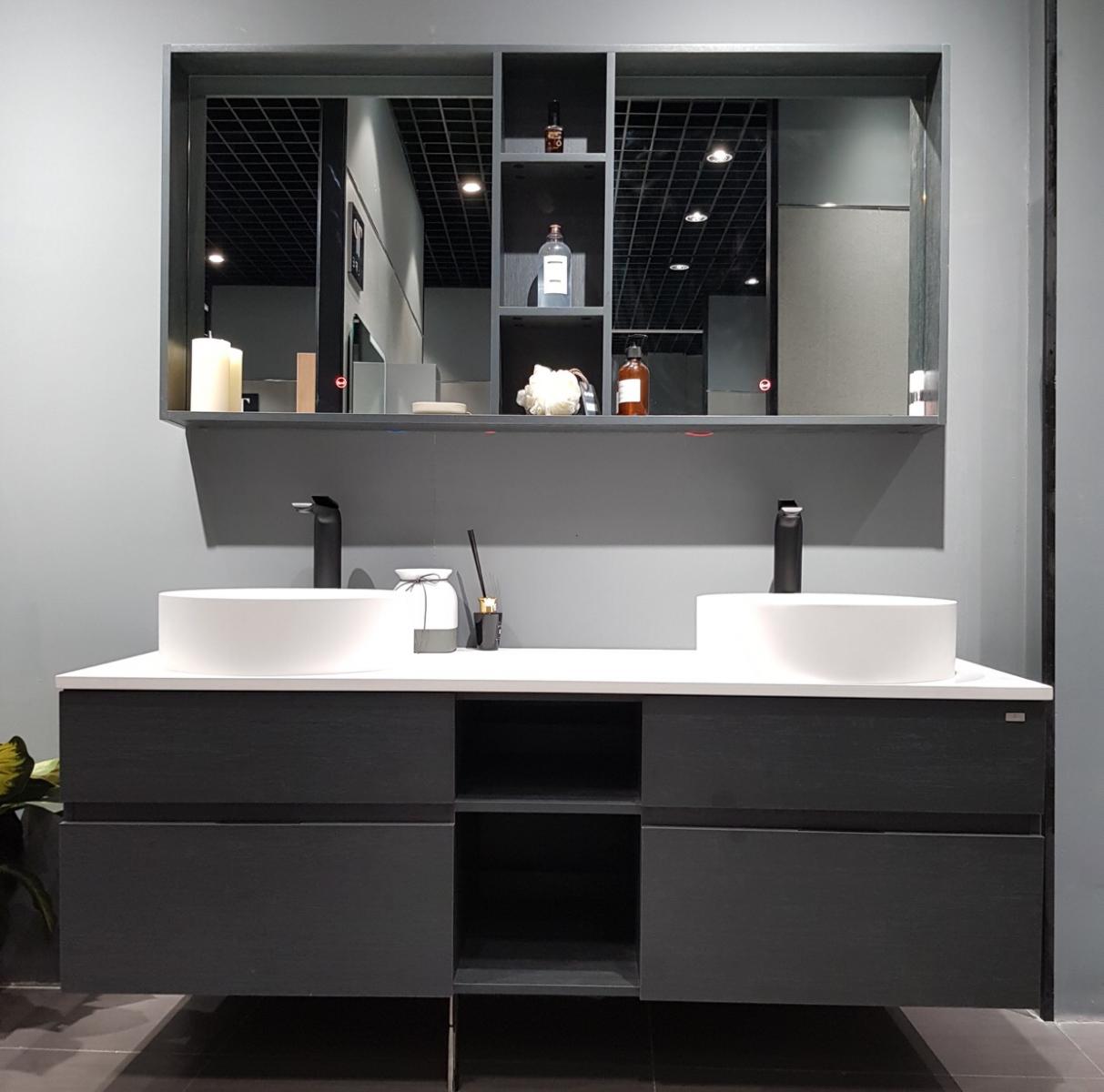 Lavabo đặt bàn sẽ giúp không gian thêm hiện đại hơn