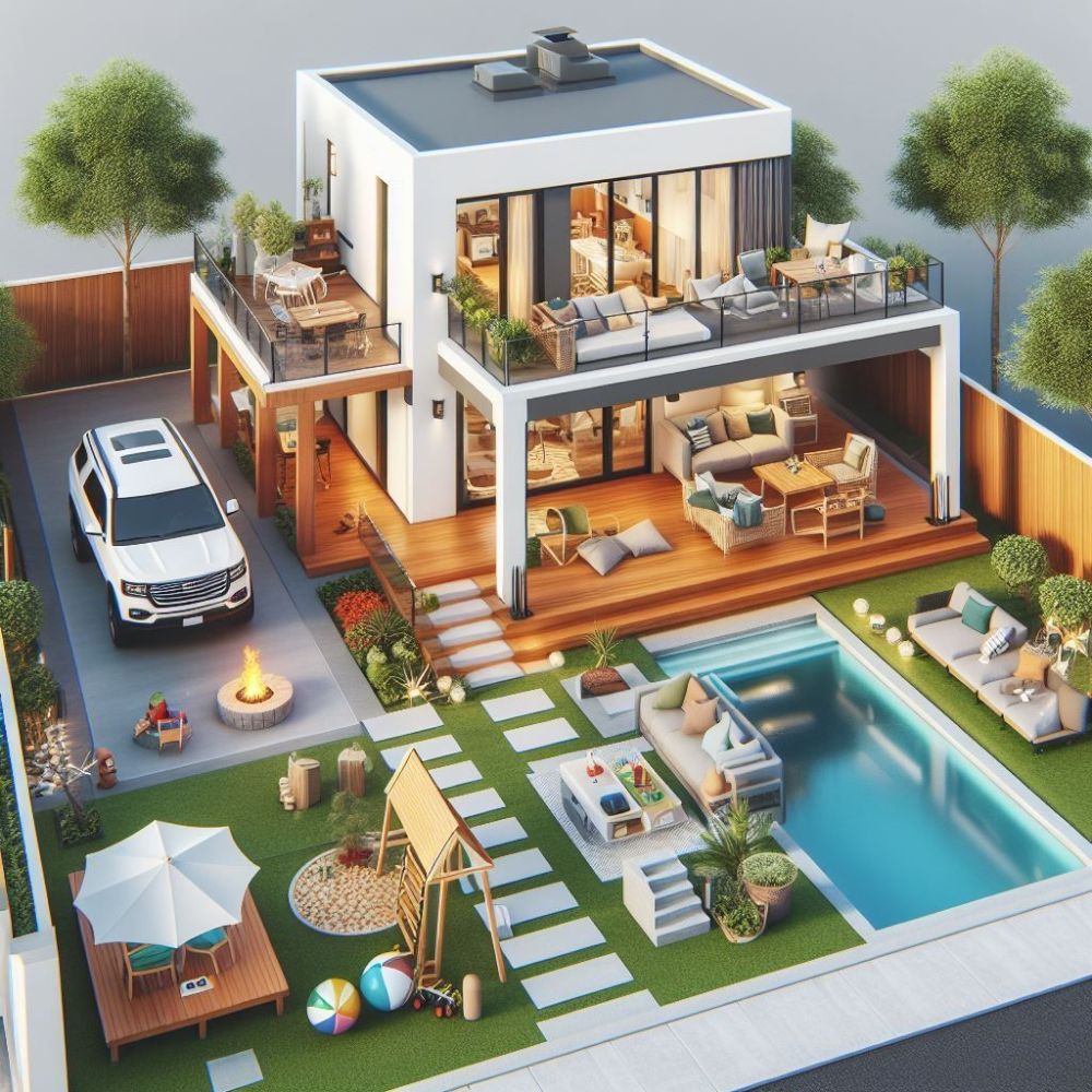 Thoải m&aacute;i bố tr&iacute; kh&ocirc;ng gian thư gi&atilde;n cho nh&agrave; villa hiện đại