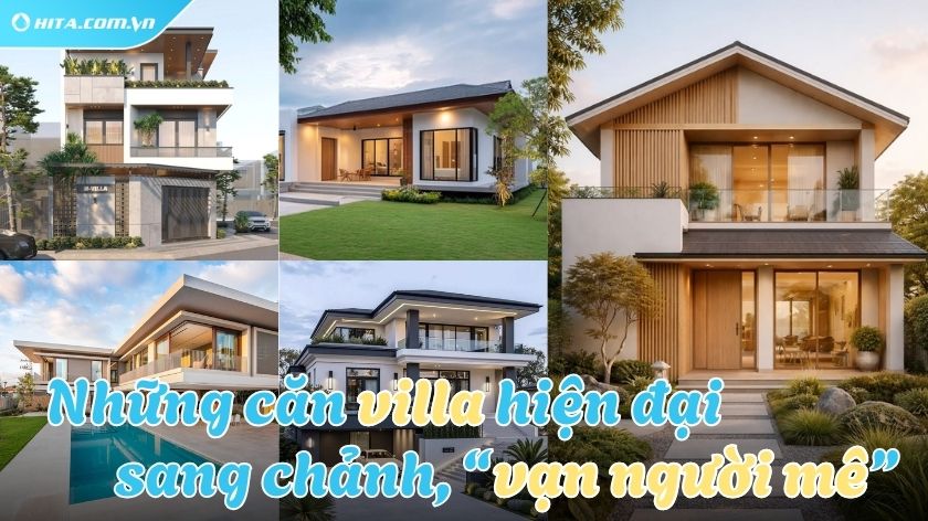 Các mẫu villa hiện đại, đẳng cấp và cực hút mắt
