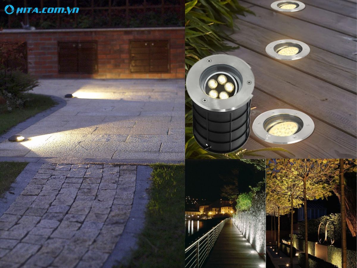 Đ&egrave;n LED &acirc;m đất, &acirc;m s&agrave;n