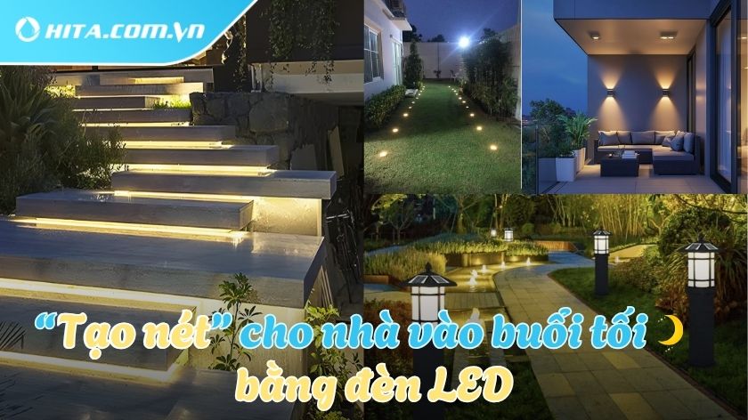 Nâng cấp ngôi nhà vào buổi tối với những chiếc đèn led