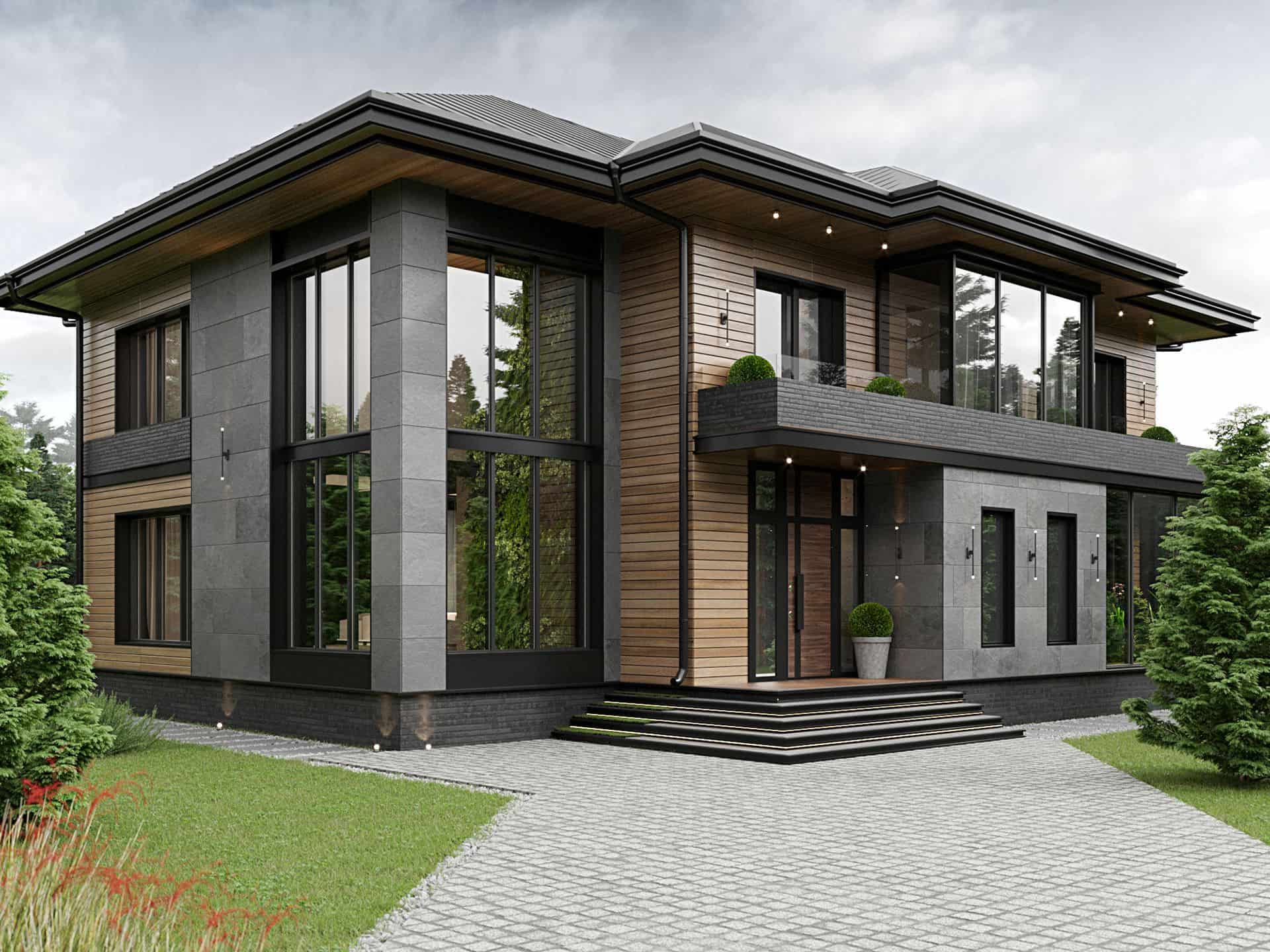 Nhà 2 tầng với kiến trúc Tân cổ điển đẳng cấp