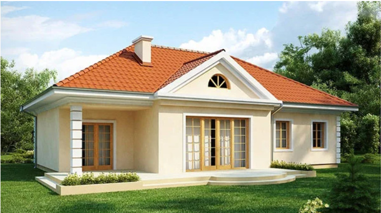 Nhà ba gian truyền thống ở nông thôn