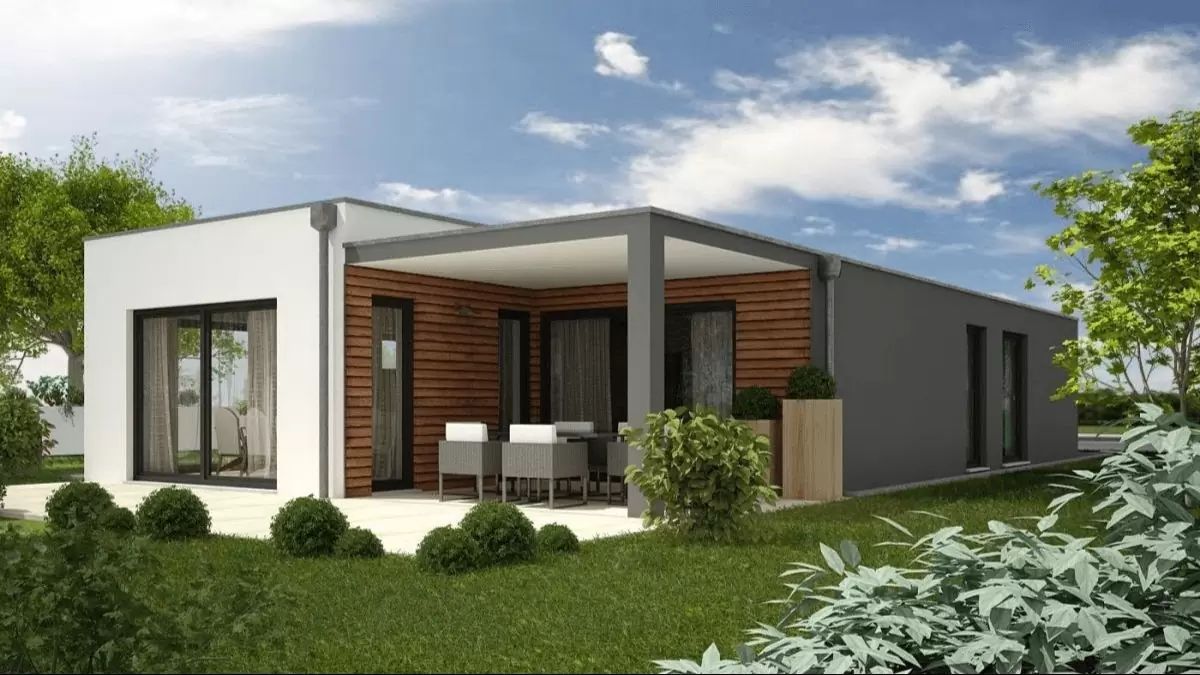 Mẫu nh&agrave; cấp 4 m&aacute;i bằng n&ocirc;ng th&ocirc;n đơn giản