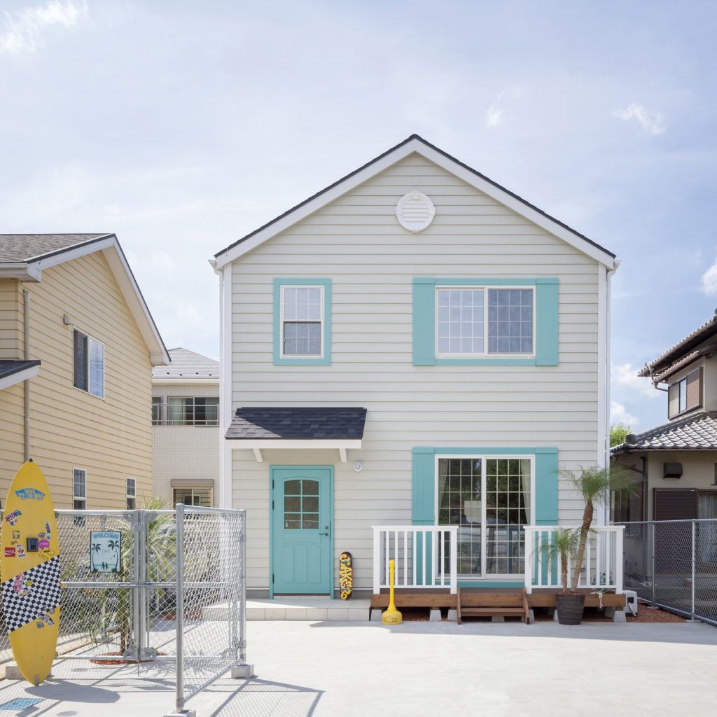 Nhà 2 tầng thiết kế đơn giản theo phong cách Hàn Quốc