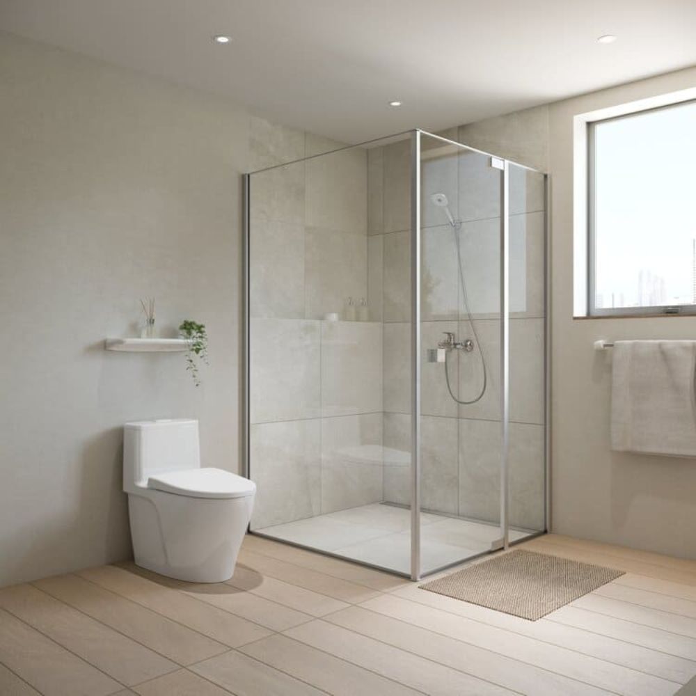 Sử dụng các thiết bị vệ sinh mang phong cách tối giản cho nhà tắm phong cách Nhật Bản